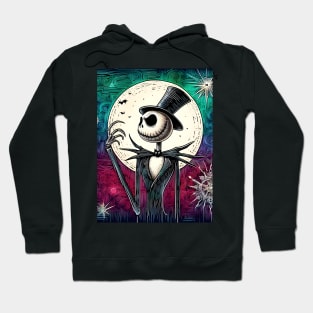 Elevate Your Holidays: Unique Jack Skellington Christmas Art for a Whimsical Celebration! Hoodie